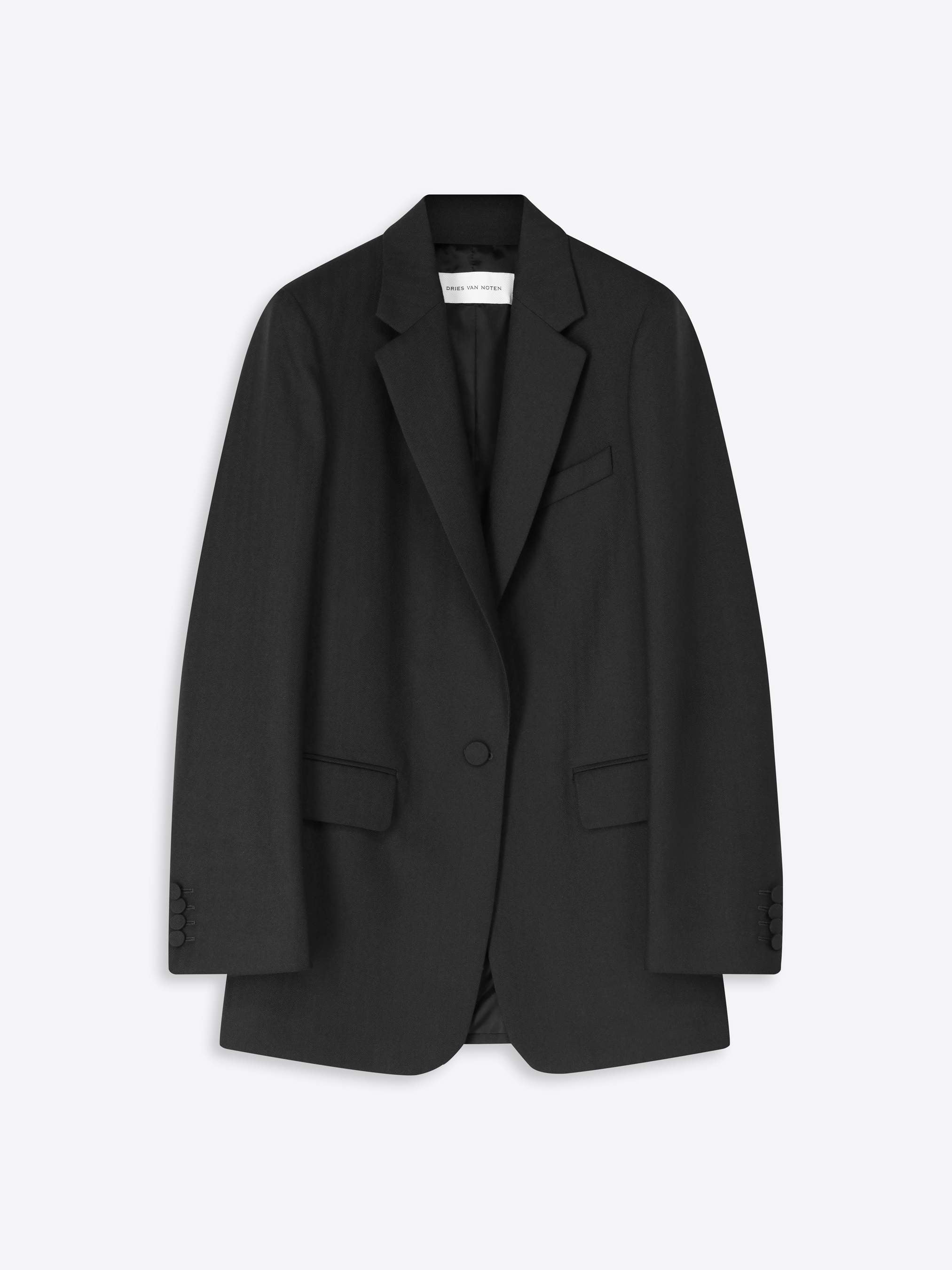 Loose Fit Wool Blazer