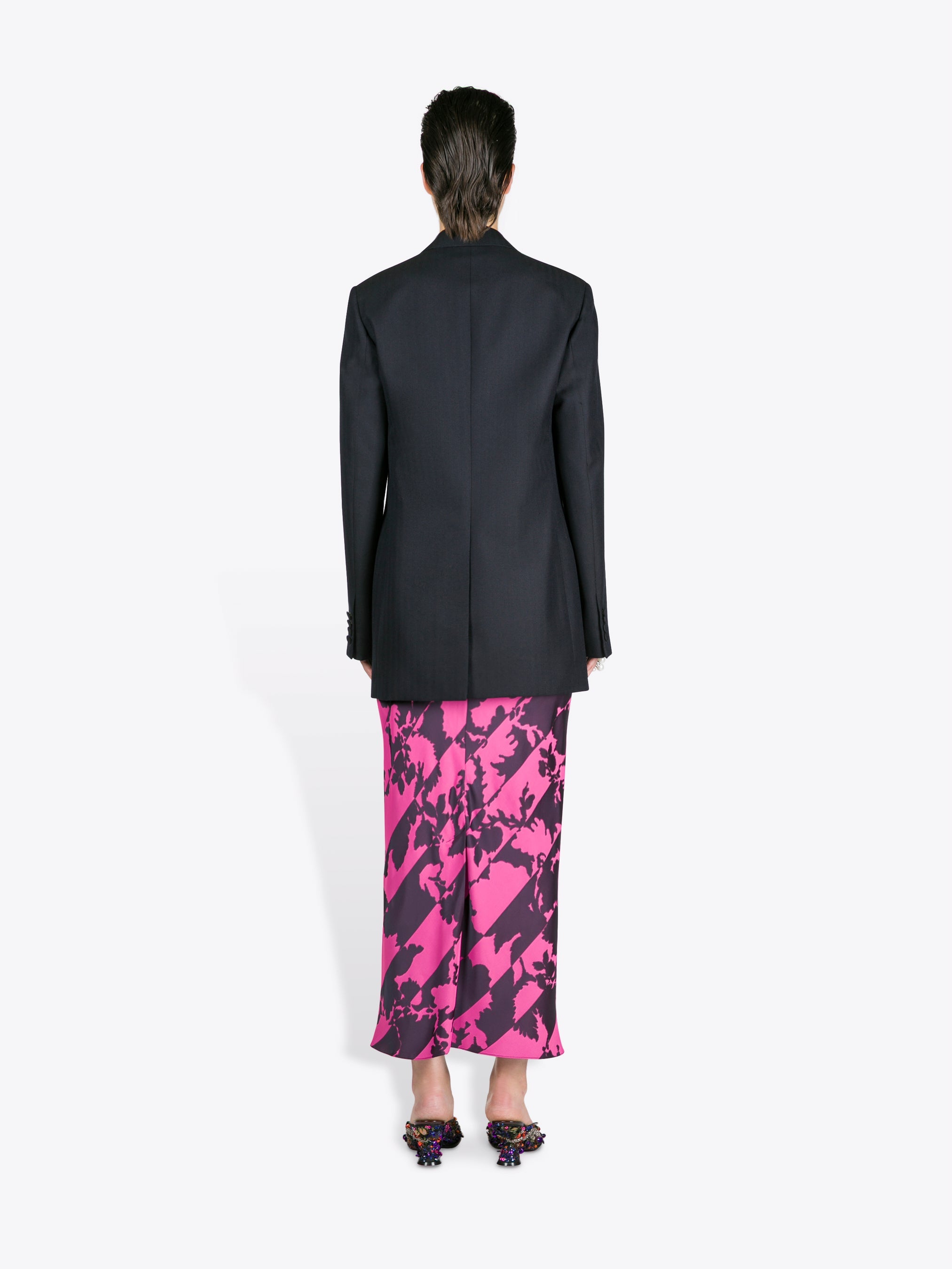 Loose Fit Wool Blazer
