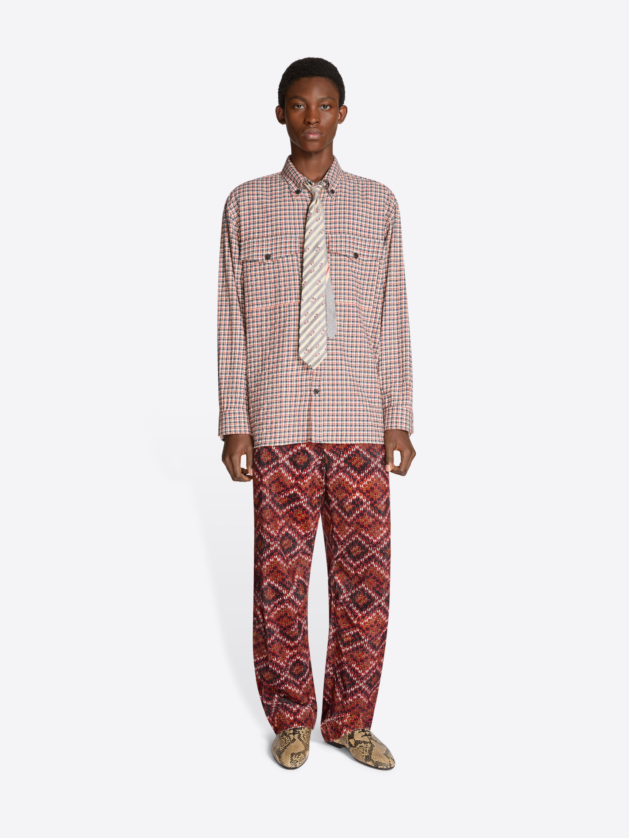 Loose Flannel Shirt