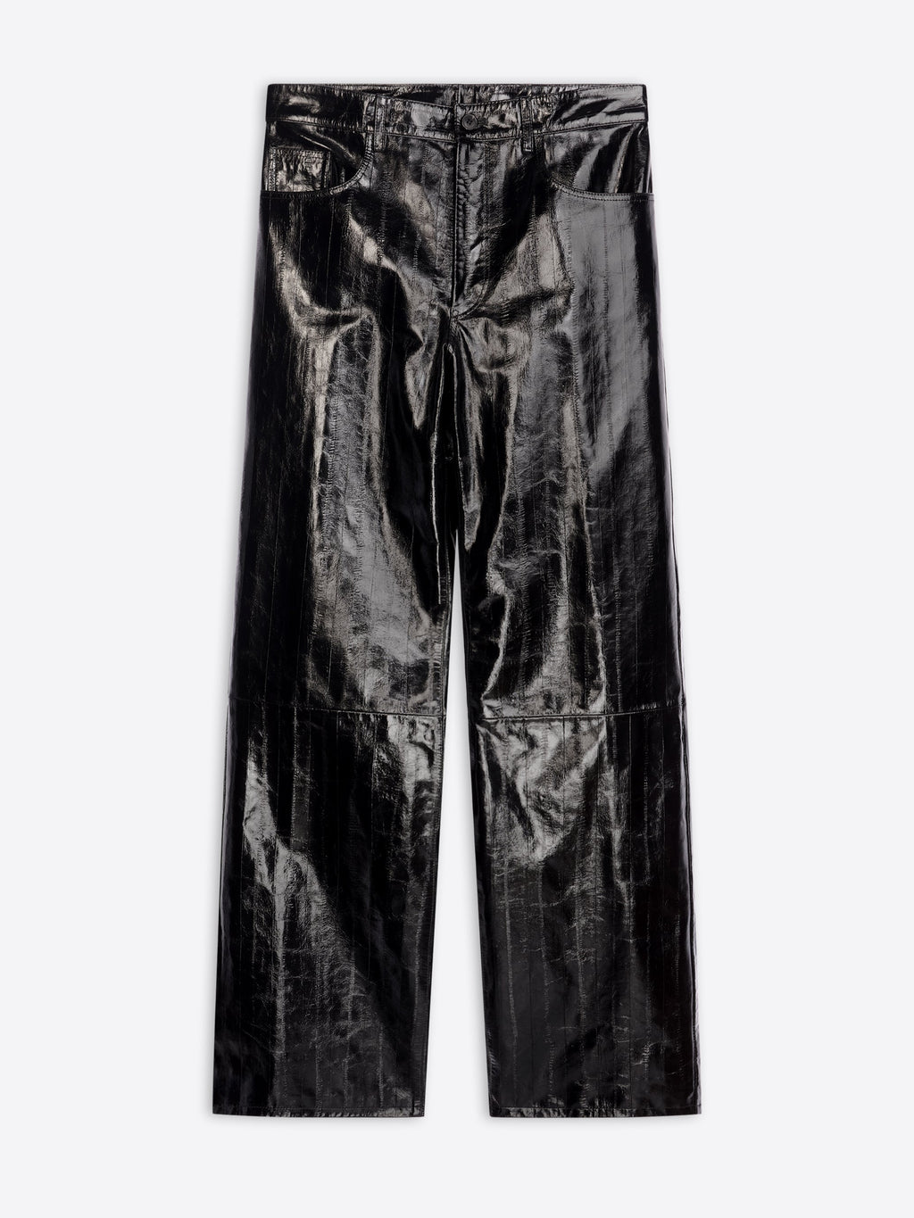 Loose Leather Pants