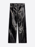 Loose Leather Pants