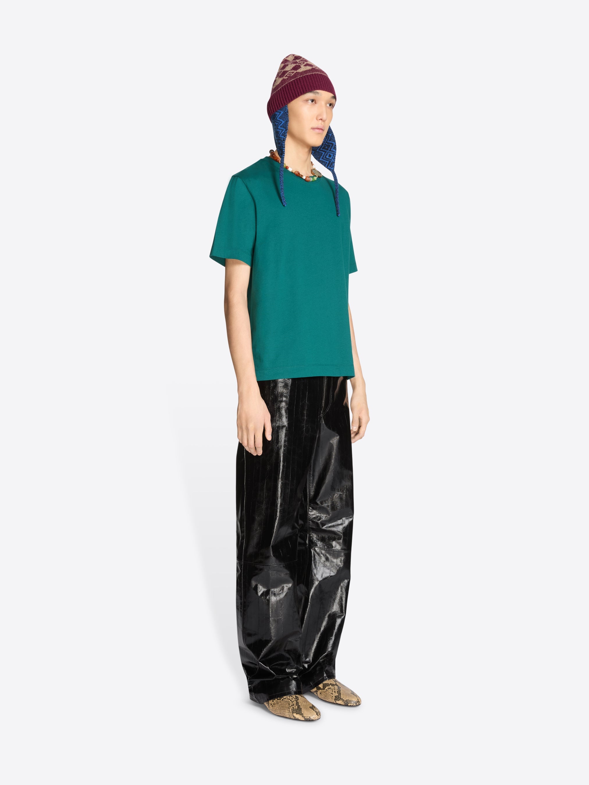Loose Leather Pants
