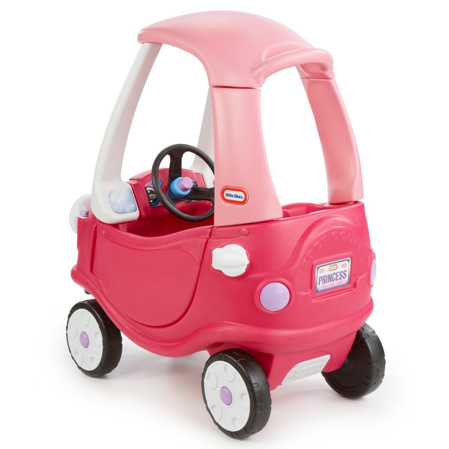 Princess Cozy Coupe® - Princess-Themed Coupe with Removable Floorboard Designed for Parent-Guided and Foot-Powered Play