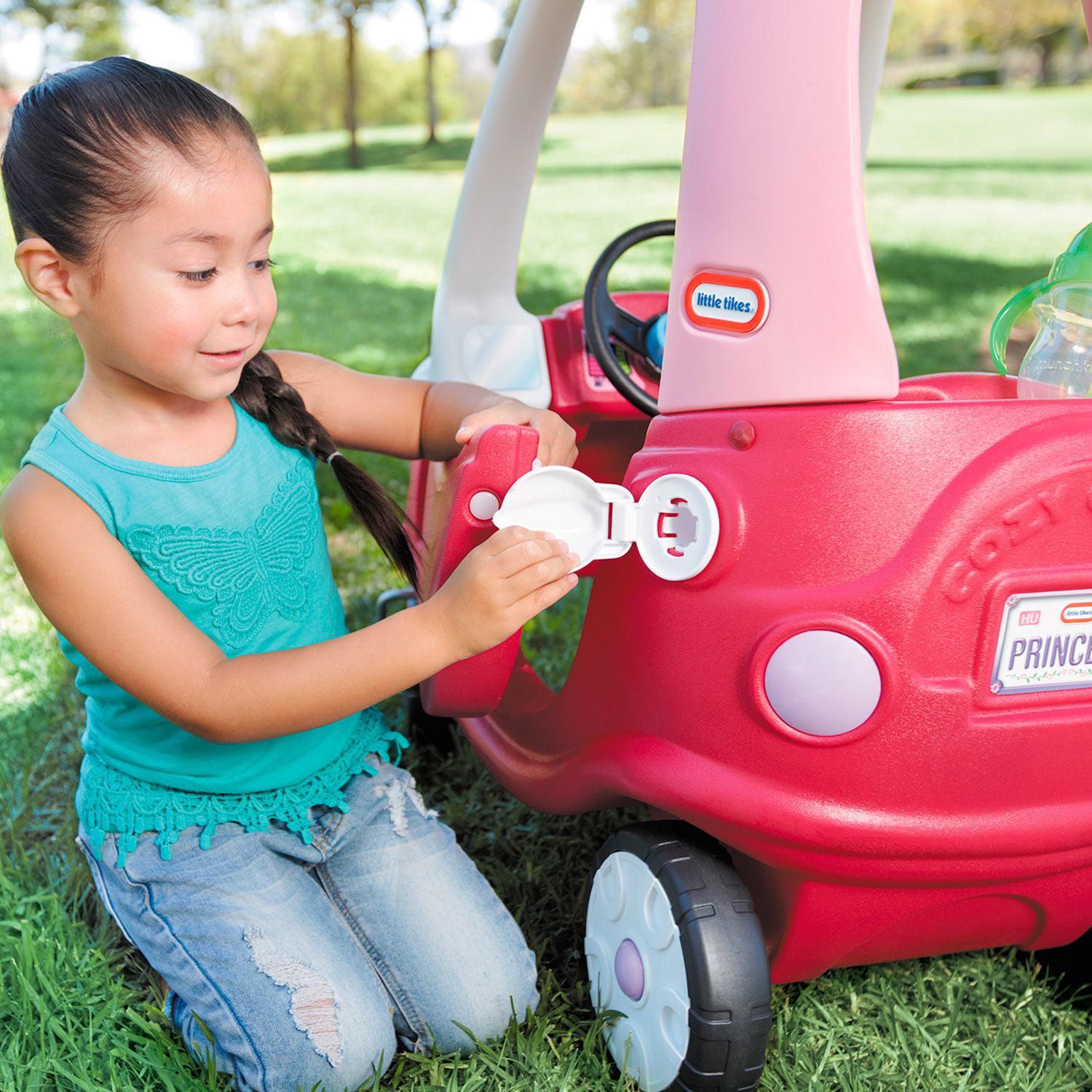 Princess Cozy Coupe® - Princess-Themed Coupe with Removable Floorboard Designed for Parent-Guided and Foot-Powered Play