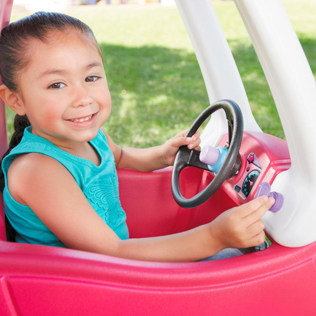 Princess Cozy Coupe® - Princess-Themed Coupe with Removable Floorboard Designed for Parent-Guided and Foot-Powered Play