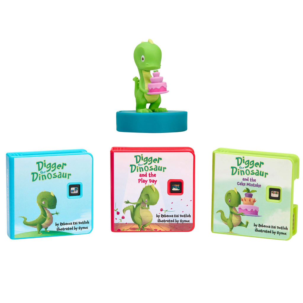 Story Dream Machine™ Harper Collins Digger the Dinosaur - Digger the Dinosaur Pack with Character and Lights Designed for Projected Stories with Sound Effects