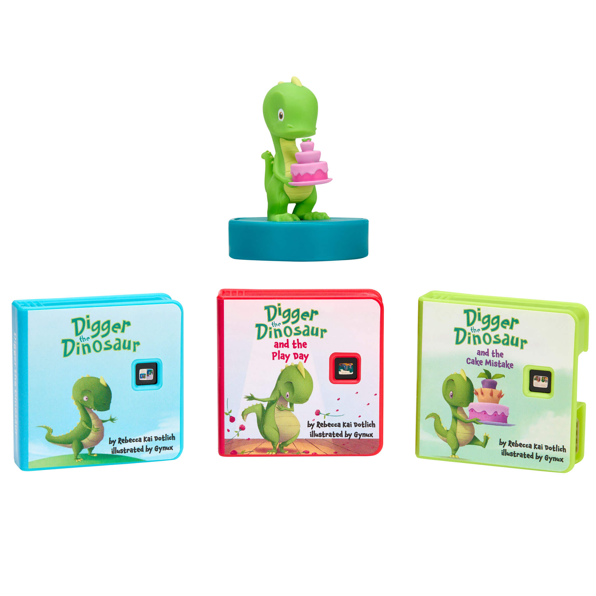 Story Dream Machine™ Harper Collins Digger the Dinosaur - Digger the Dinosaur Pack with Character and Lights Designed for Projected Stories with Sound Effects