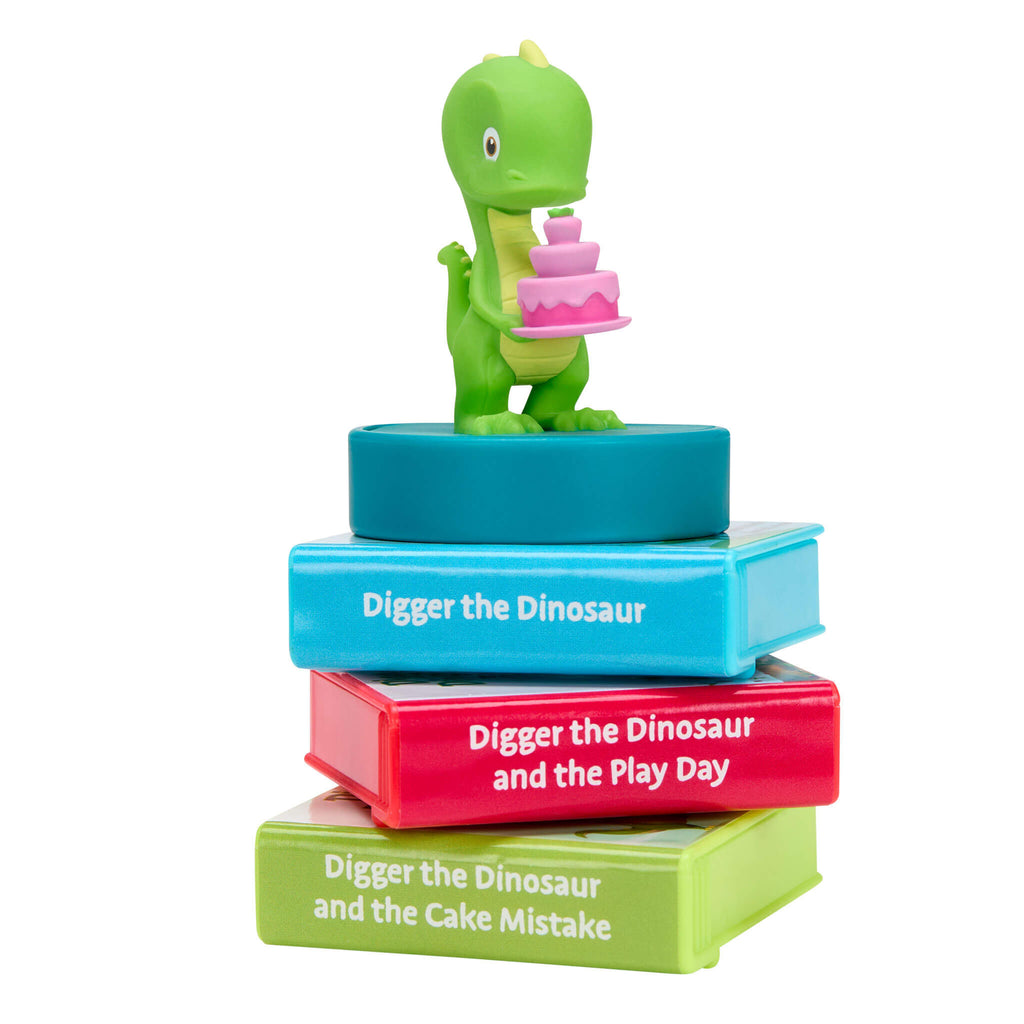 Story Dream Machine™ Harper Collins Digger the Dinosaur - Digger the Dinosaur Pack with Character and Lights Designed for Projected Stories with Sound Effects