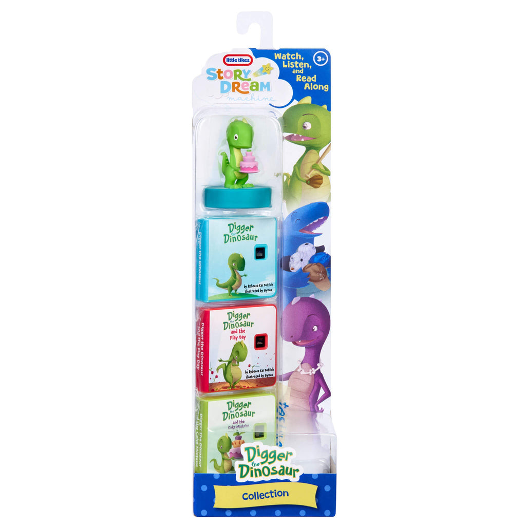 Story Dream Machine™ Harper Collins Digger the Dinosaur - Digger the Dinosaur Pack with Character and Lights Designed for Projected Stories with Sound Effects