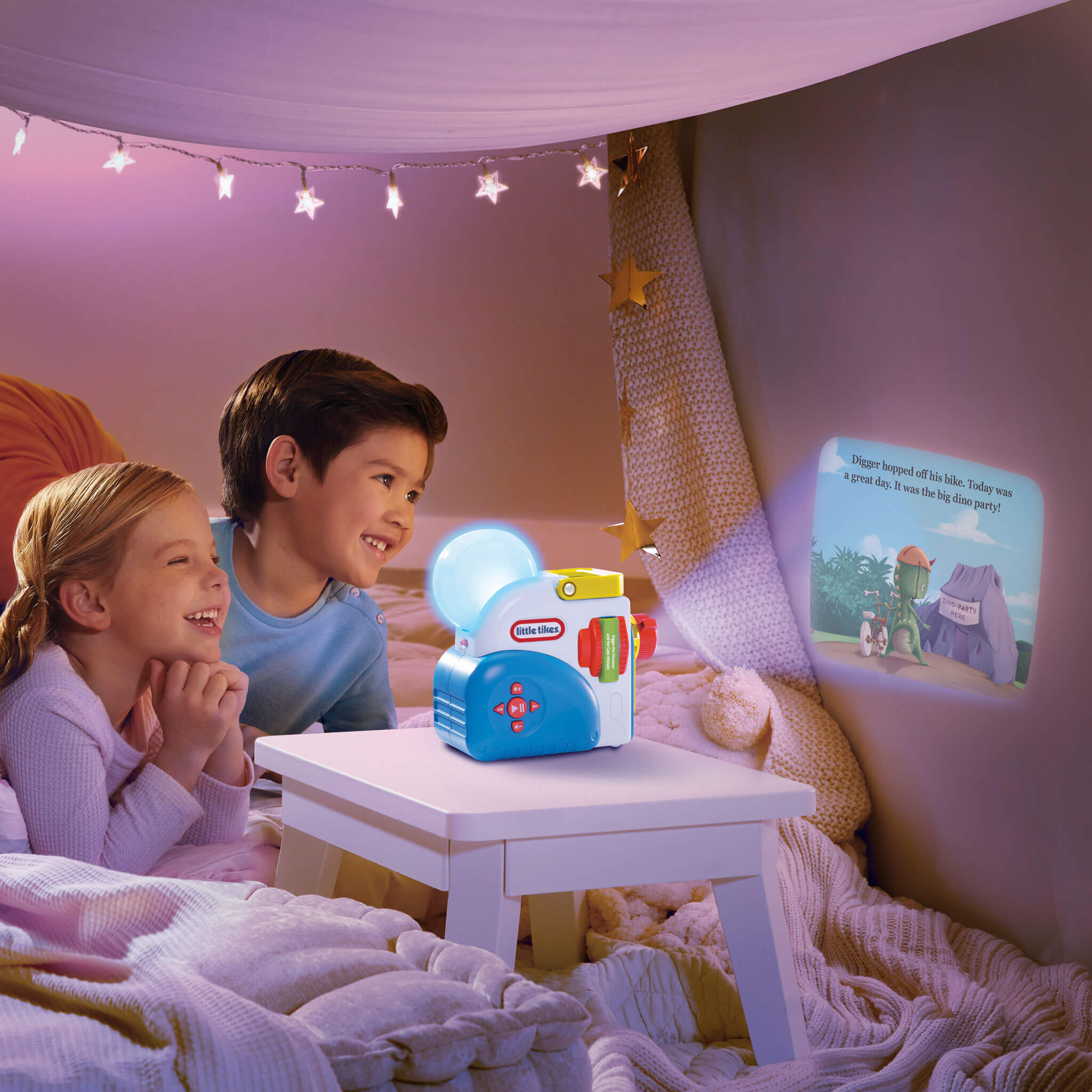 Story Dream Machine™ Harper Collins Digger the Dinosaur - Digger the Dinosaur Pack with Character and Lights Designed for Projected Stories with Sound Effects