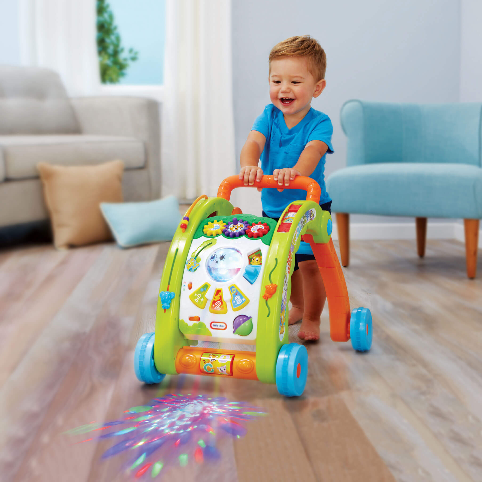 Learn & Play™ 3-in-1 Activity Walker™ - Activity Walker with Ground-Projected Lights Designed for Movement, Music and Hands-On Activities