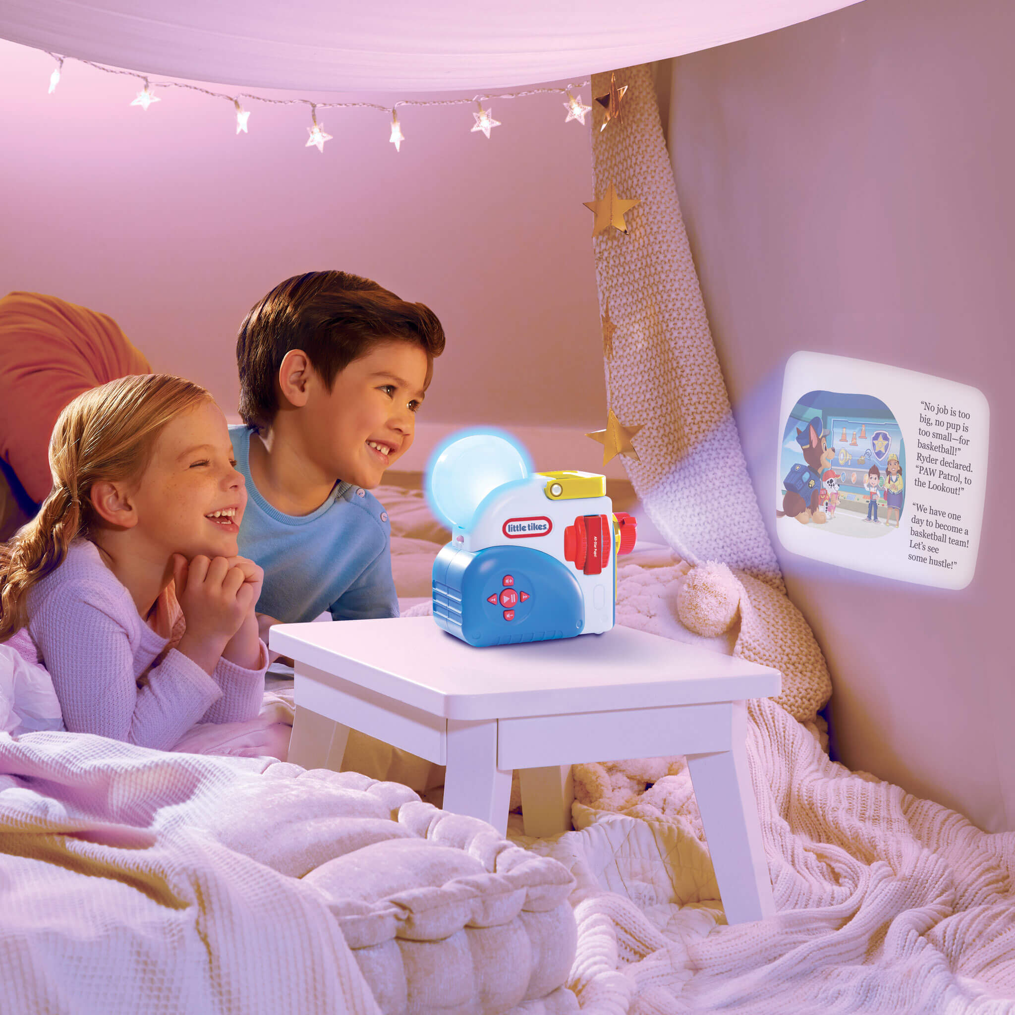 Story Dream Machine™ Paramount PAW Patrol Hero Collection - PAW Patrol Story Collection with Light Effects Designed for Colorful Projected Story Adventures