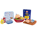 Creative Chefs™ Cheeseburger and Fries Kit - Recipe-Guided Cheeseburger Playset with Utensils Designed for Multi-Step Preparing and Plating