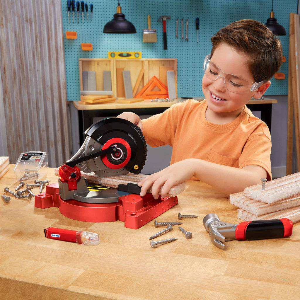 Creative Construction™ Power Cuts Set - Kid-Friendly Cutting Tools and Building Pieces Designed for Hands-On Building and Problem Solving