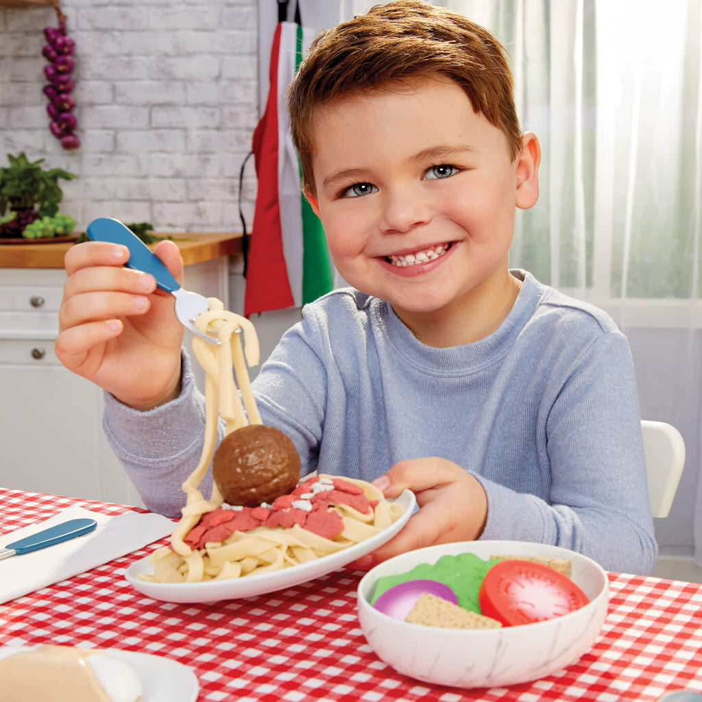 Creative Chefs™ Italian Restaurant Kit - Italian Cooking Kit with Reusable Ingredients Designed for Preparing, Cooking and Serving Adventures