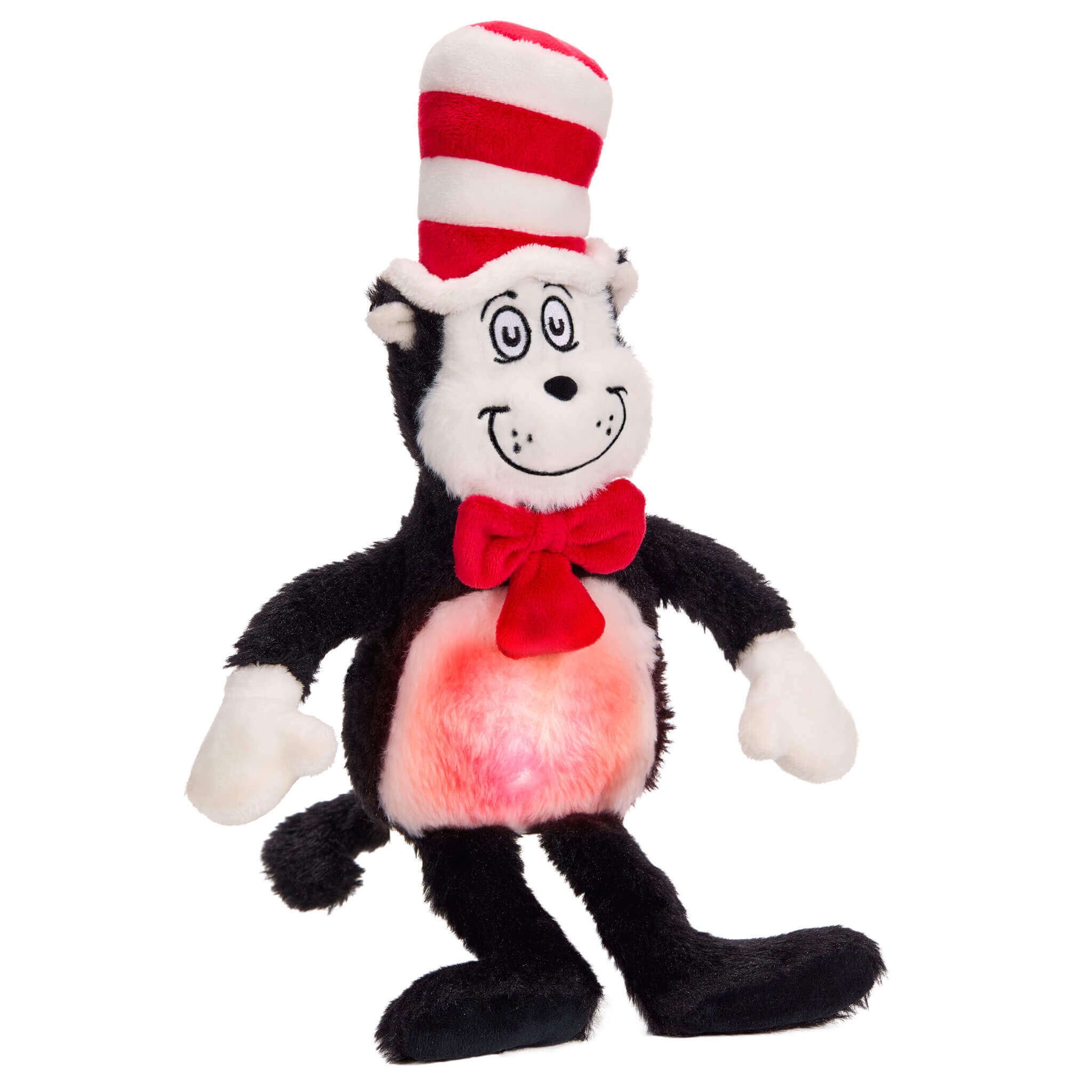 Story Dreamers™ Cat in the Hat Plush™ - Cat in the Hat Plush with Music and White Noise Modes Designed for Talking, Glowing and Musical Interaction