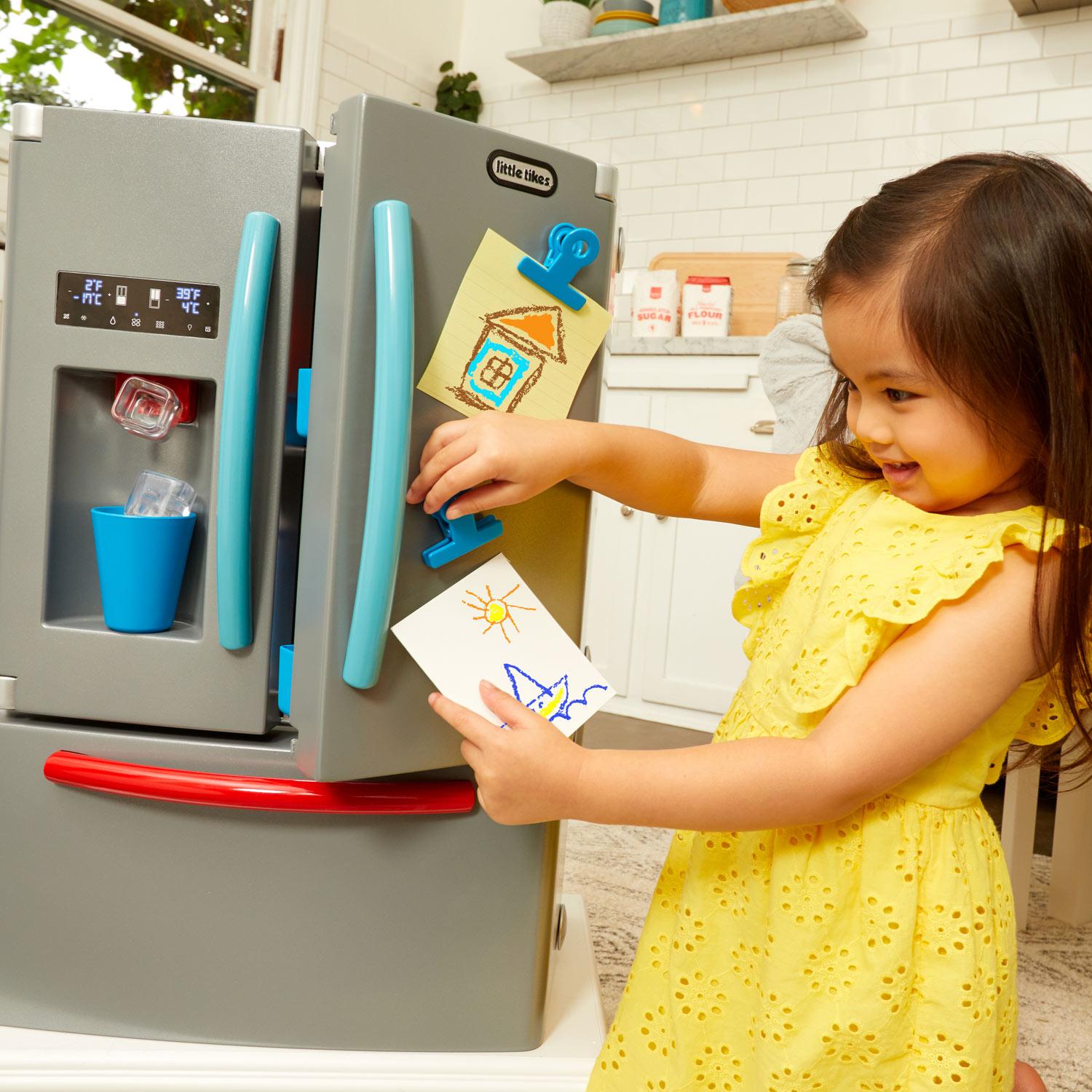 First Fridge - Interactive Play Refrigerator with Working Details Designed for Imaginative Home and Cooking Play